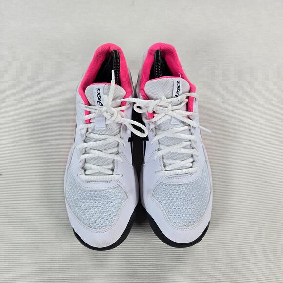 Asics Women Asics Gel Dedicate 8 Pickleball White Hot Pink Athletic Shoes Women\'s Size 11